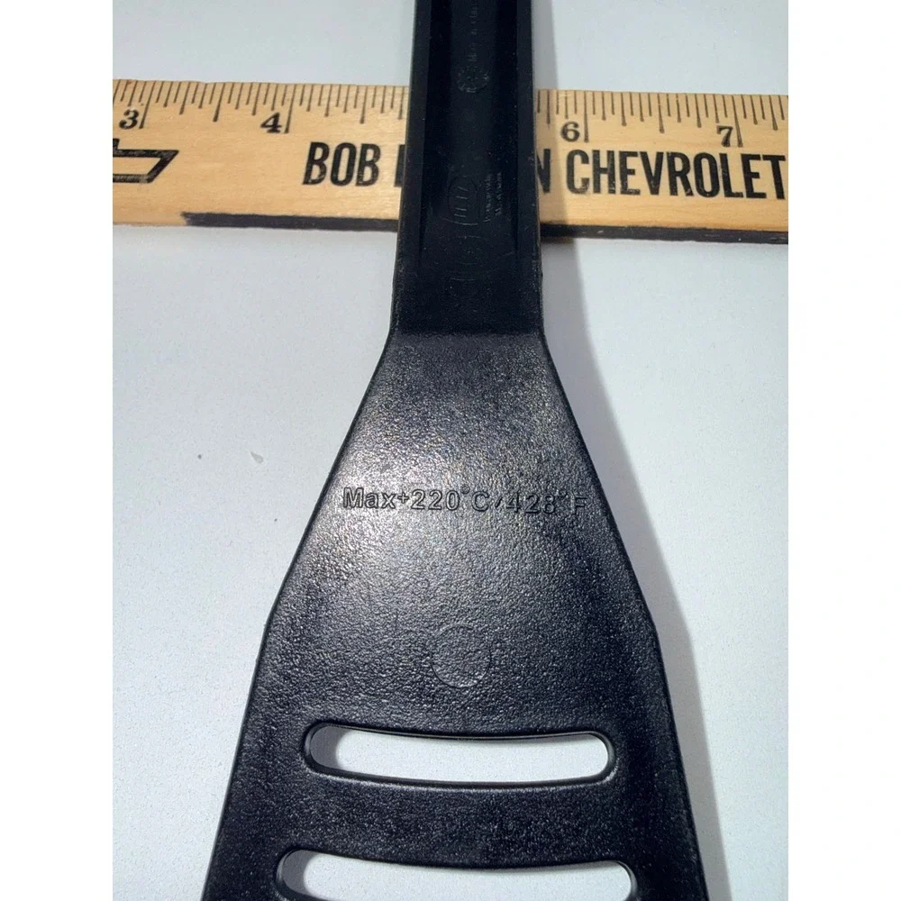 IKEA Slotted Spatula Turner Black Heat Resistant Kitchen Tool